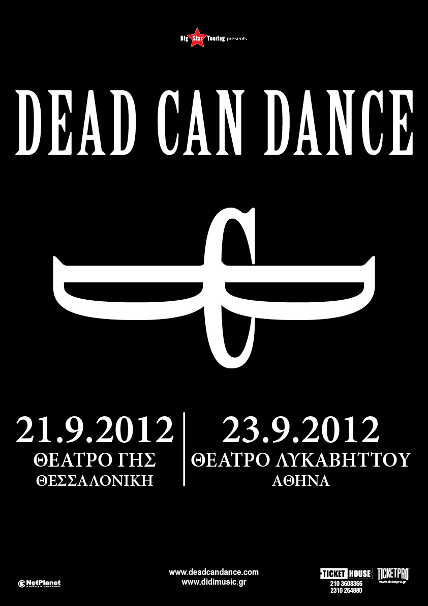 DEAD CAN DANCE 2012 TOUR